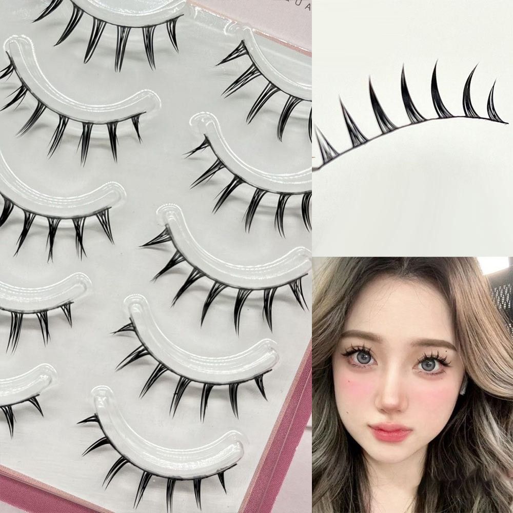 Anime Cosplay Lashes - Sahte Vizon Sahte Kirpik 5 Çift