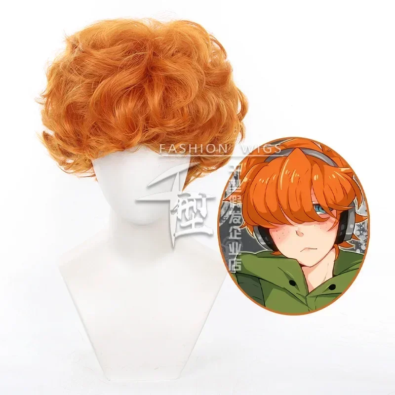 Anime Cosplay Orange Hair - Anime Külot ve Çorap Garterbelt Kısa