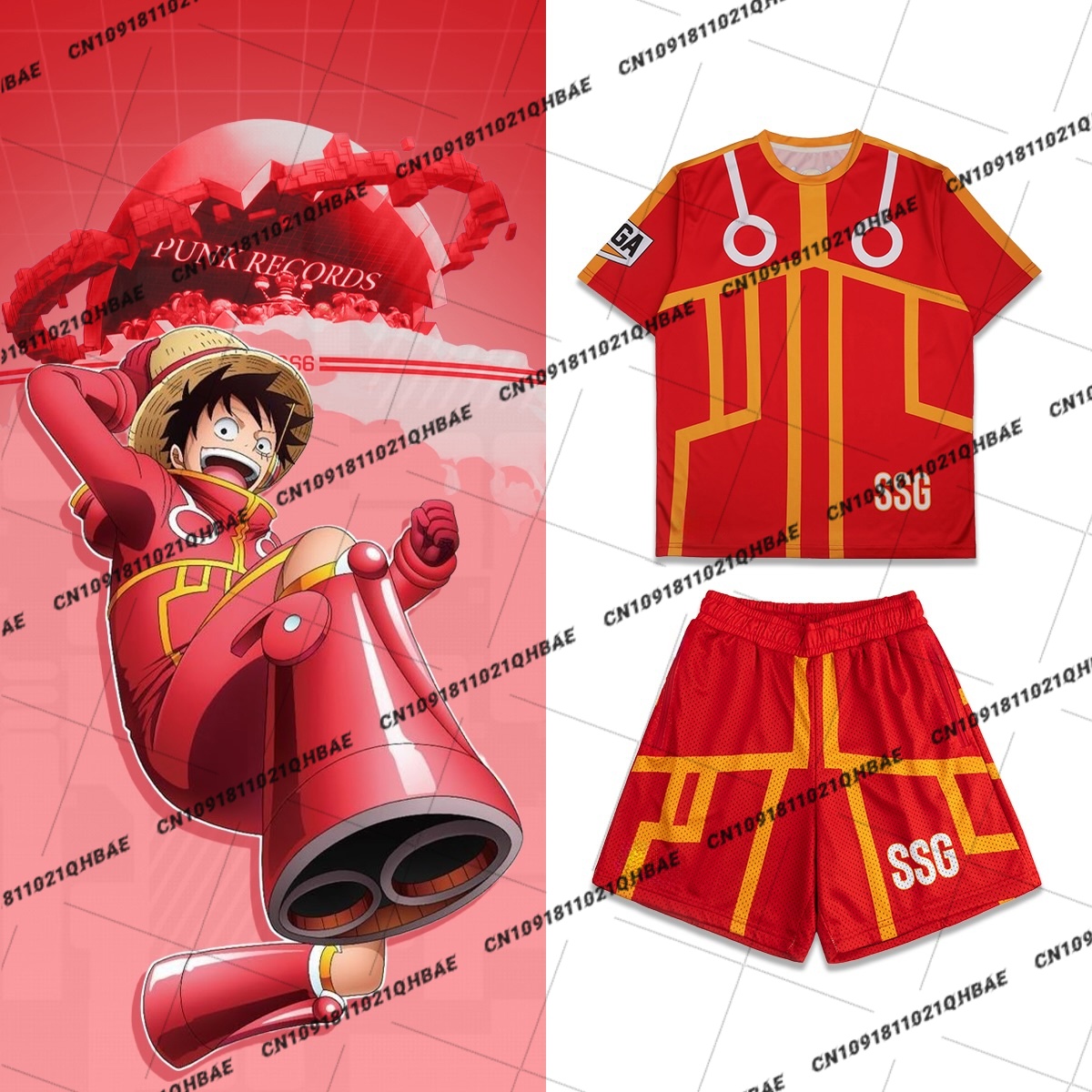 Anime Cosplay Anime - Yeni Egghead Adası Monkey D. Luffy