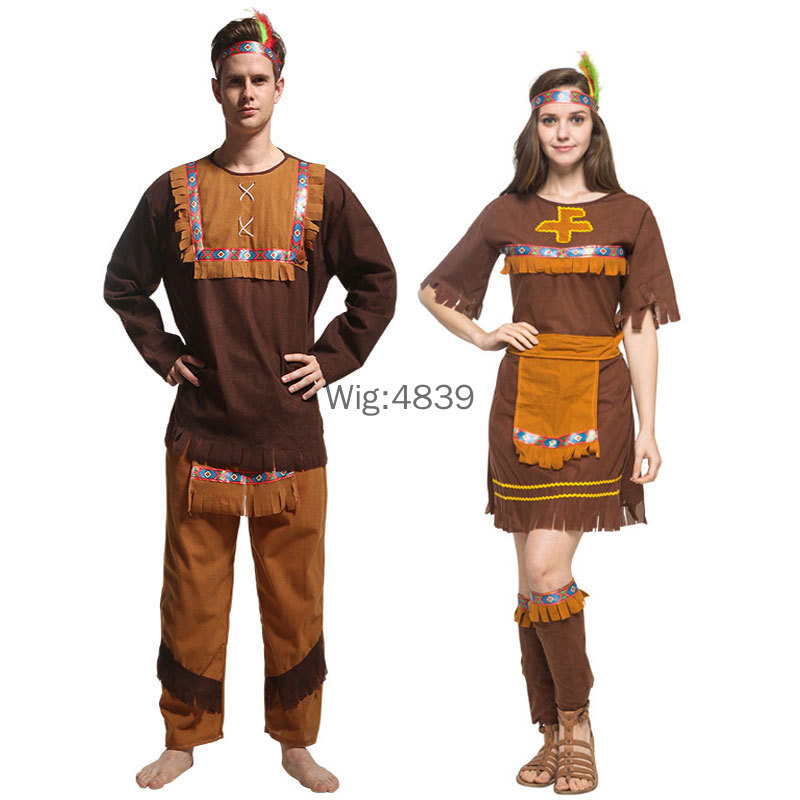 Anime Cosplay Couple - Cadılar bayramı Kostüm Yetişkin Çift Hint