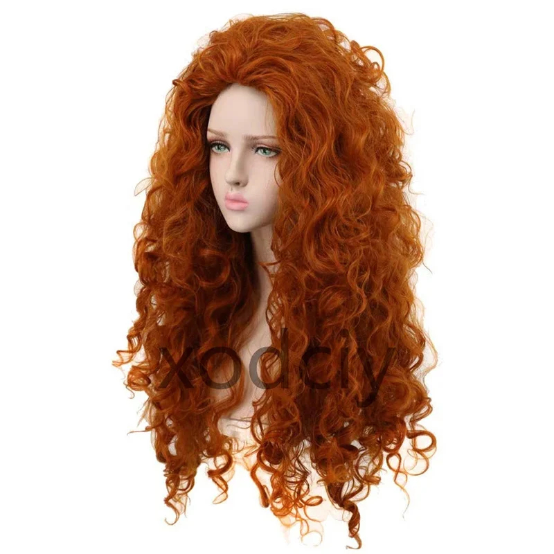 Anime Cosplay Orange Hair - EW5DY20Movie Cesur Prenses Merida Cosplay Mei