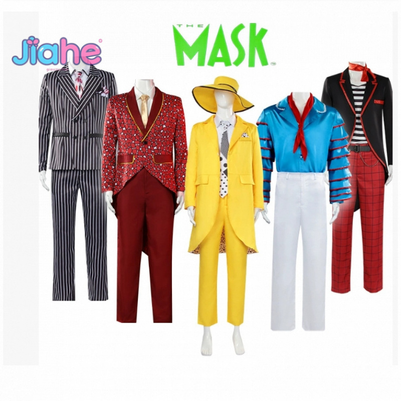 Anime Cosplay Mask - Jim Carrey Stanley Ipkiss Film Maskesi