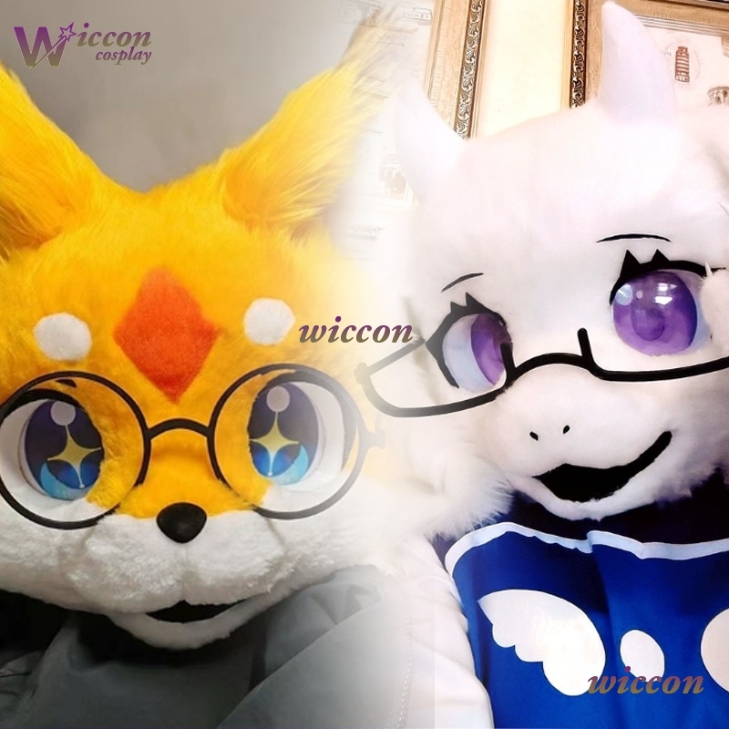 Anime Cosplay Mask - OHaYo 25cm Gözlükler Fursuit Aksesuarları Kigurumi