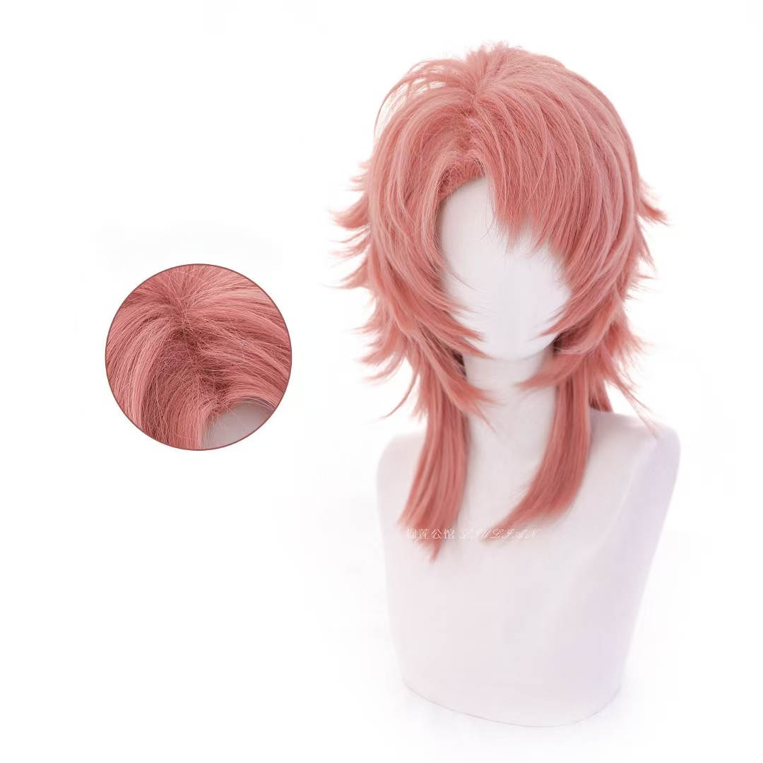 Sabito Cosplay Peruk Pembe Tur - Anime Cosplay Orange Hair incelemesi ve fiyatı