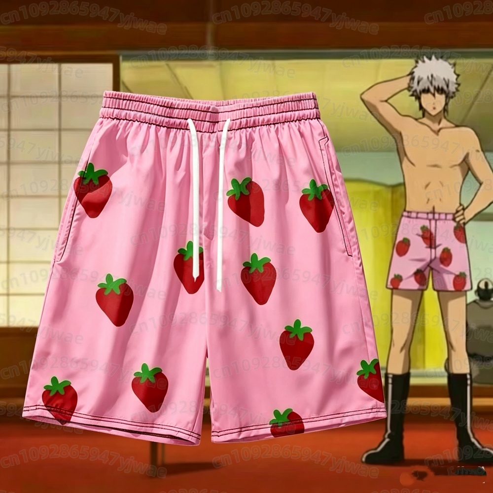 2026 Erkek Pembe Çilek Desenli - Anime Cosplay Anime incelemesi ve fiyatı