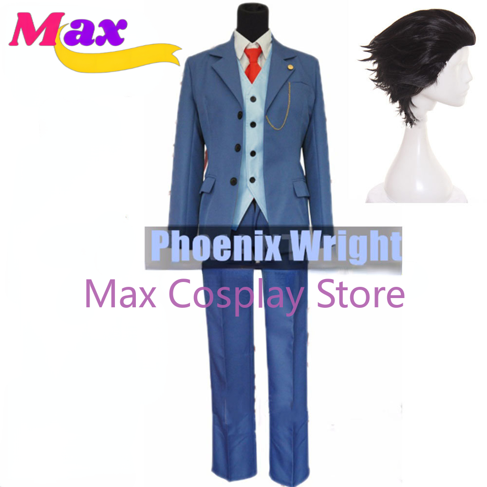 Max Phoenix Wright Cosplay Kos - Anime Cosplay Nz incelemesi ve fiyatı
