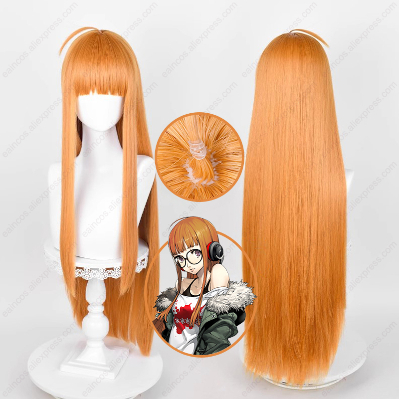 Anime Futaba Sakura Cosplay pe - Anime Cosplay Orange Hair incelemesi ve fiyatı