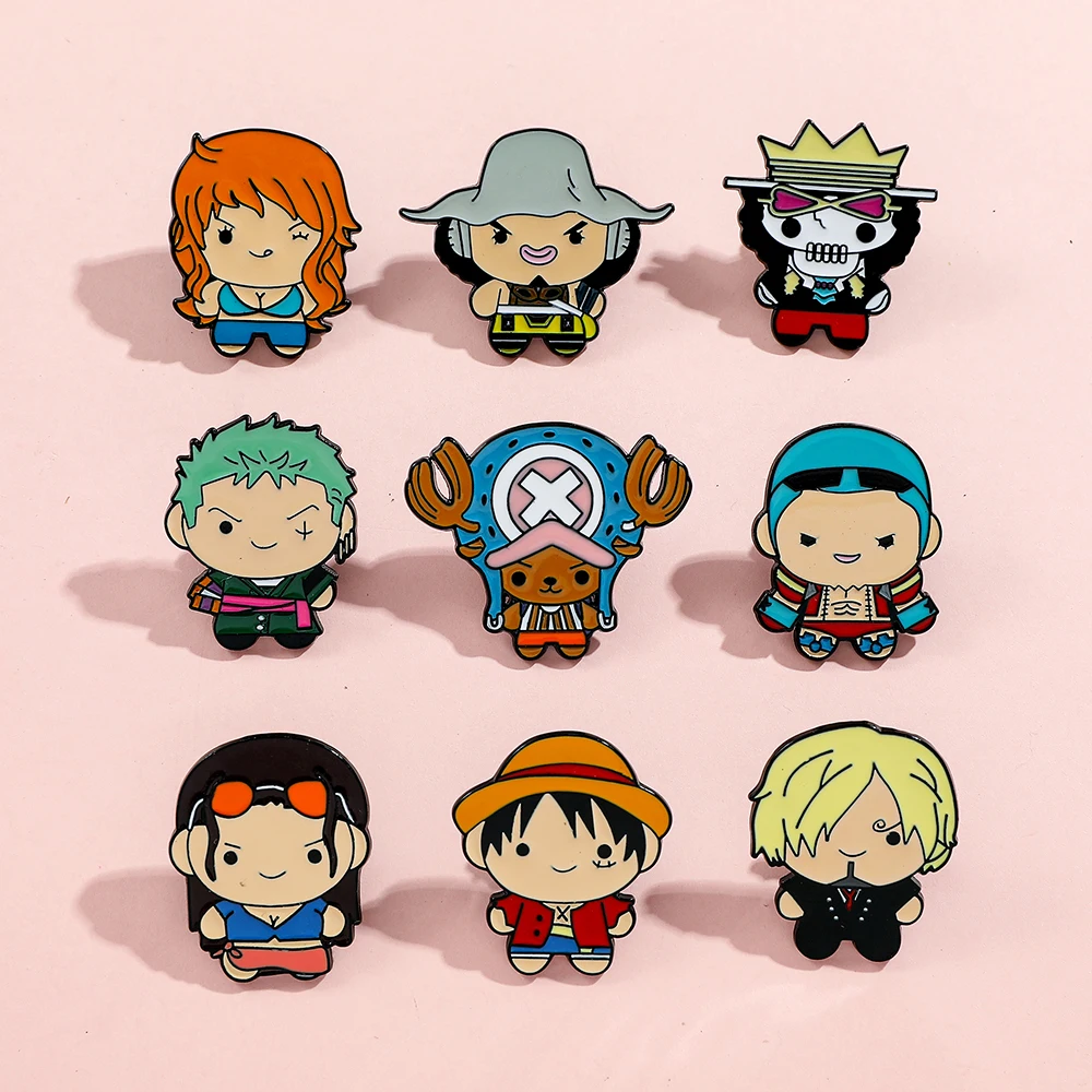 9 adet yaratıcı karikatür broş - Anime Cosplay One Piece incelemesi ve fiyatı