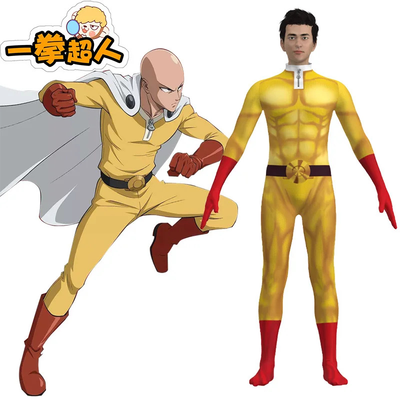 Yeni Cadılar Bayramı Cosplay O - Anime Cosplay One Punch Man incelemesi ve fiyatı