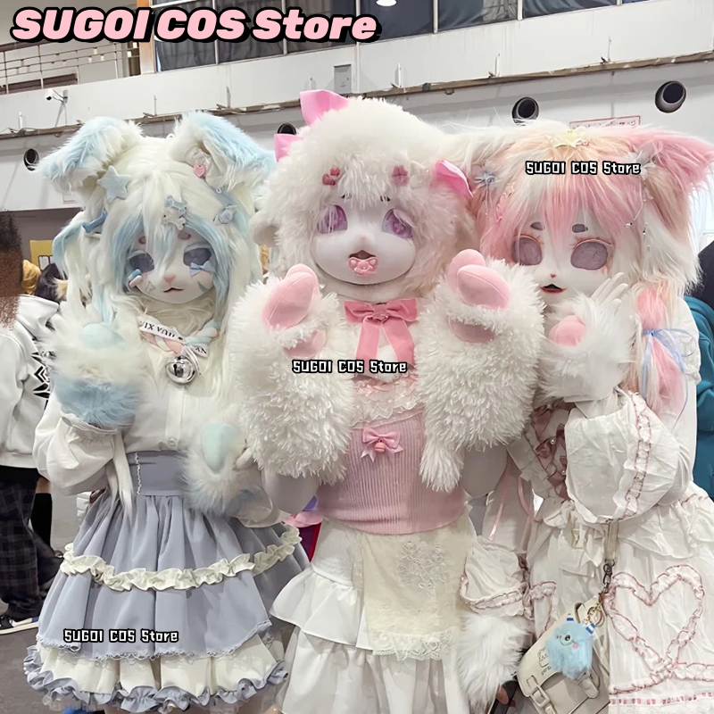 aBcSCS*Fursuit Kafa Kigurumi S - Anime Cosplay Mask incelemesi ve fiyatı