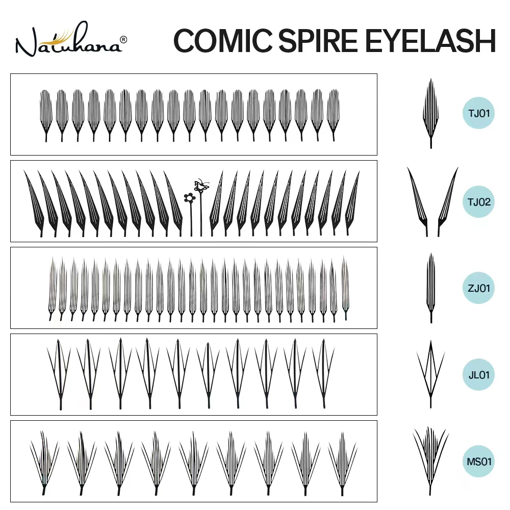 NATUHANA Comic Spire Kirpik C  - Anime Cosplay Lashes incelemesi ve fiyatı